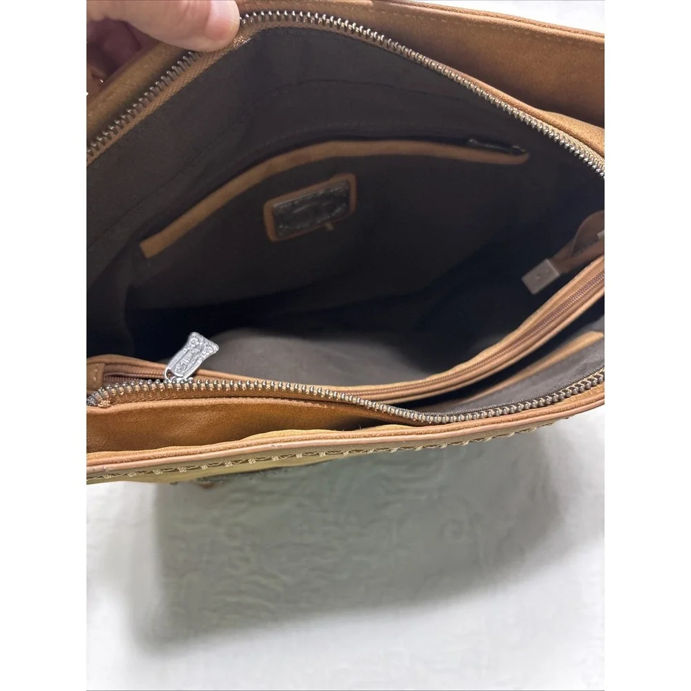 Trinity West Hair-On Leather Concealed Carry Hobo- Camel - Rare Find